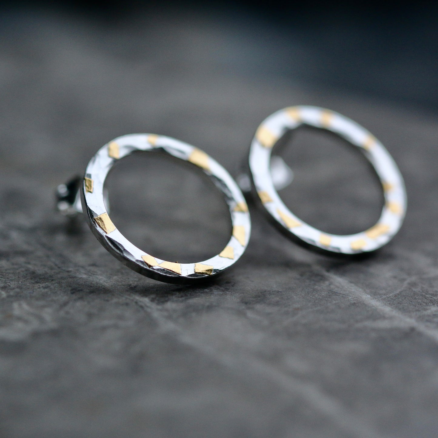 Confetti Keum Boo Hoop Studs image 0