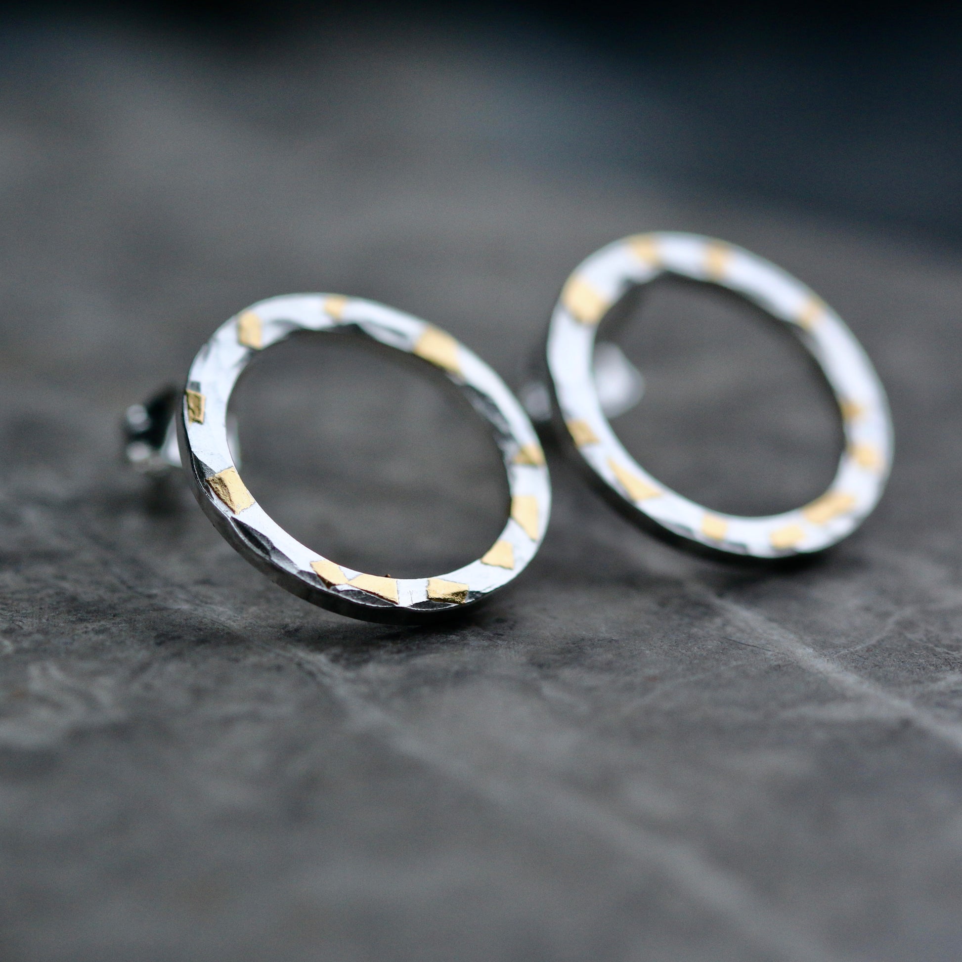 Confetti Keum Boo Hoop Studs image 0