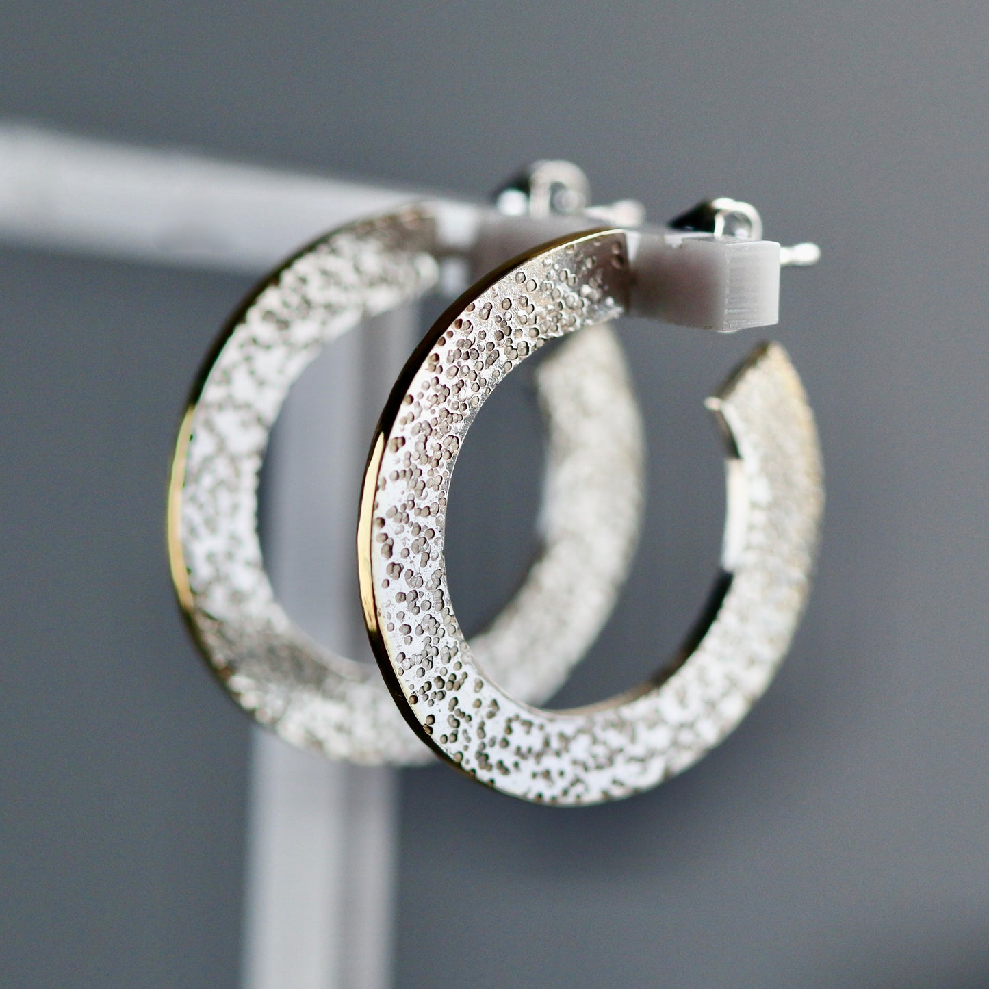 Dot Circle Hoop Earrings image 7