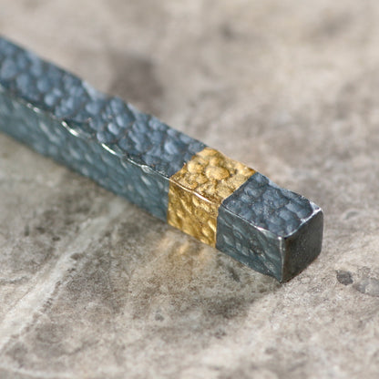 Keum Boo Oxidised Bar Necklace image 3