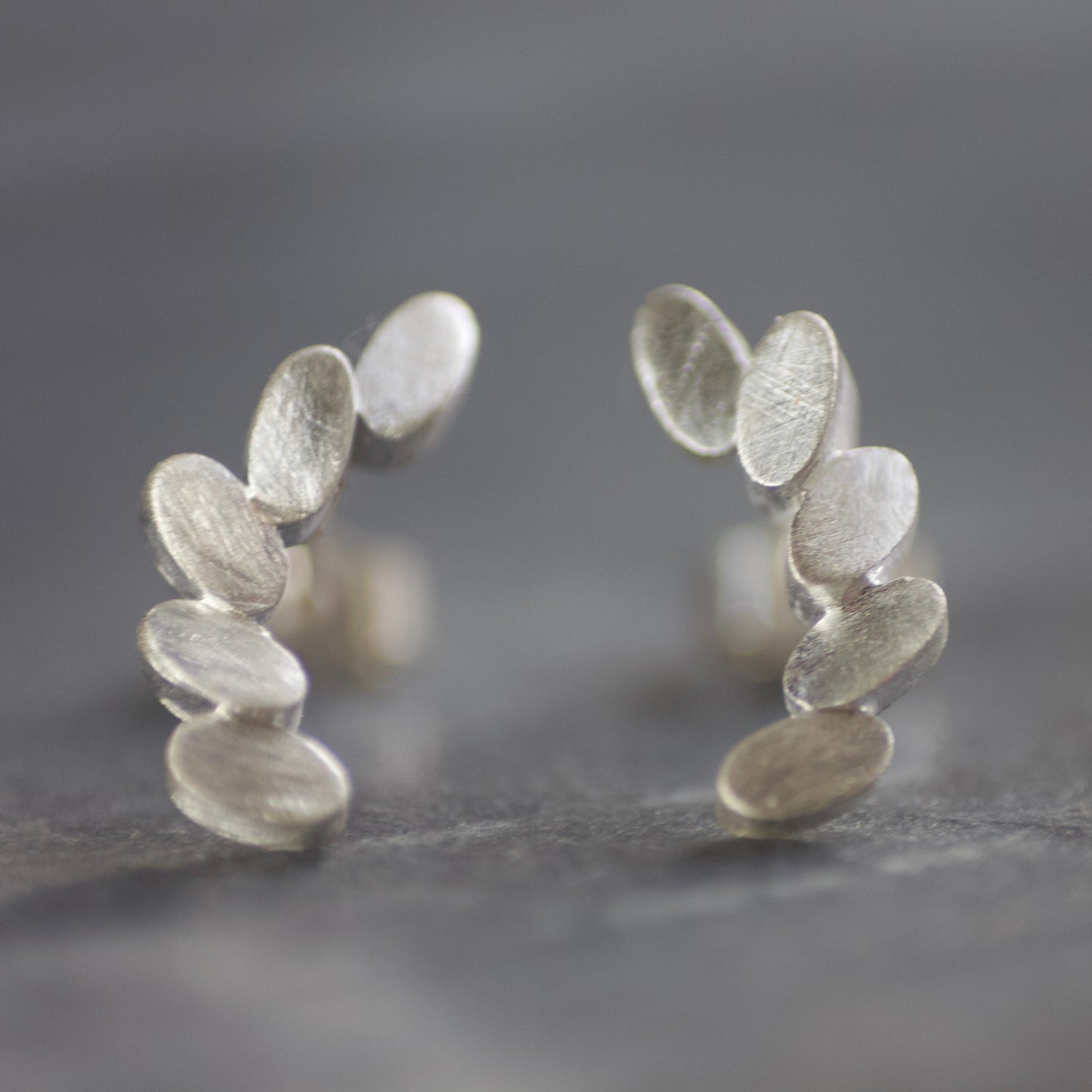 Silver Laurel Necklace & Earrings Gift Set image 4