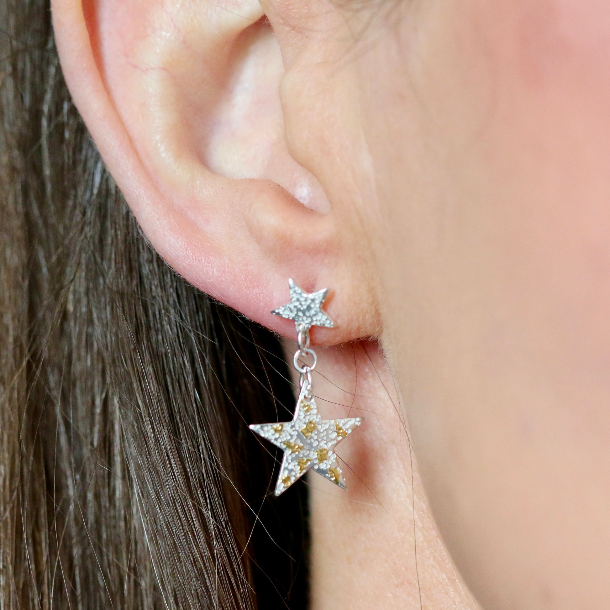 Keum Boo Star Drop Earrings image 1