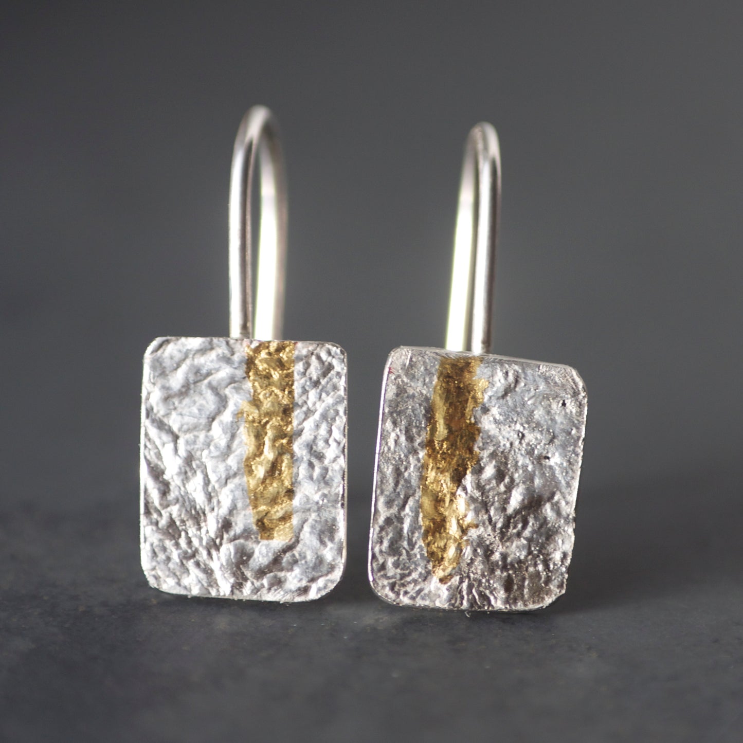 LINEAR Square-ish Drop Earrings image 4