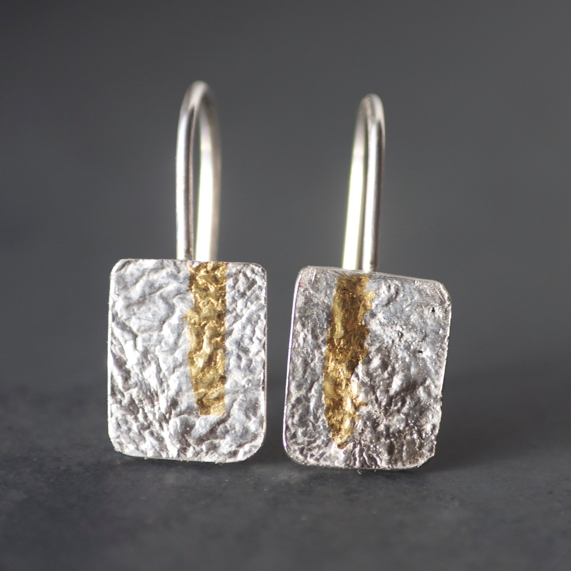 LINEAR Square-ish Drop Earrings image 4