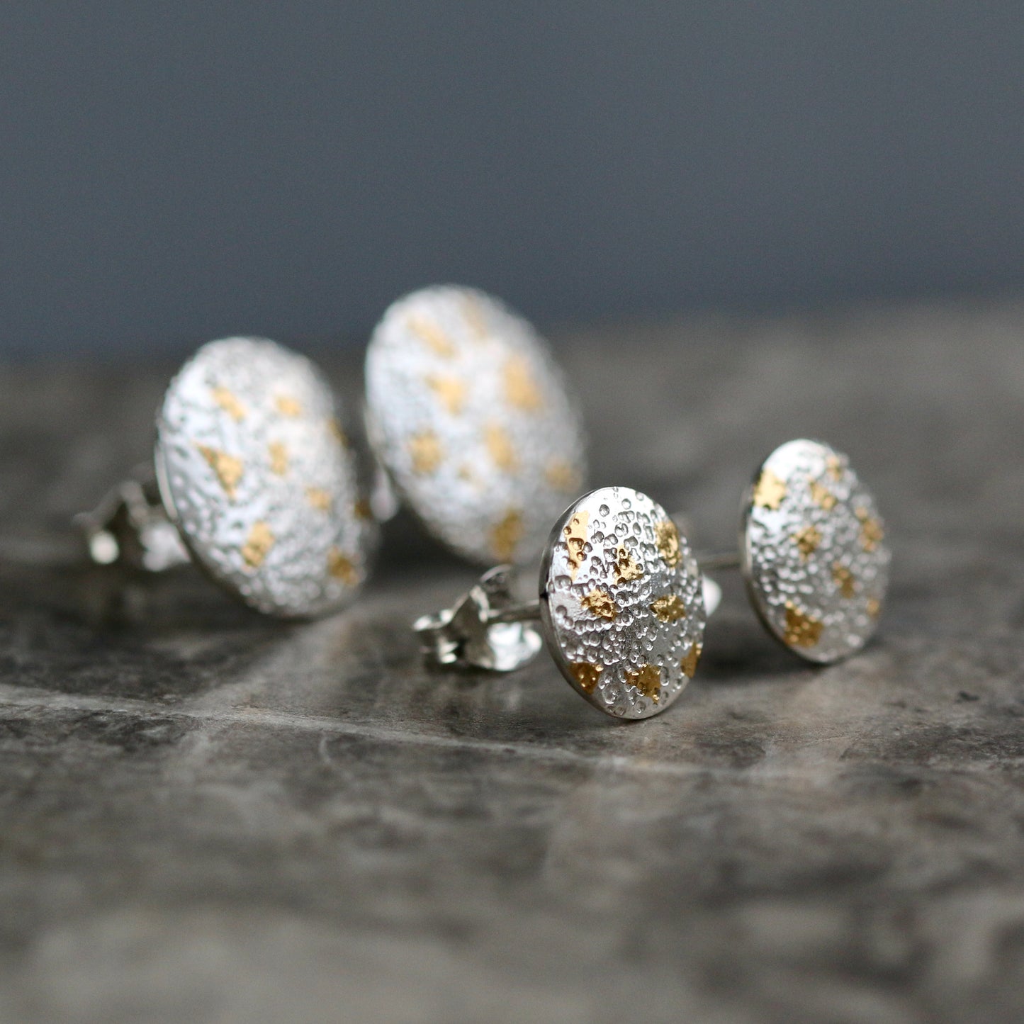 Keum Boo Small Circle Confetti Studs image 3