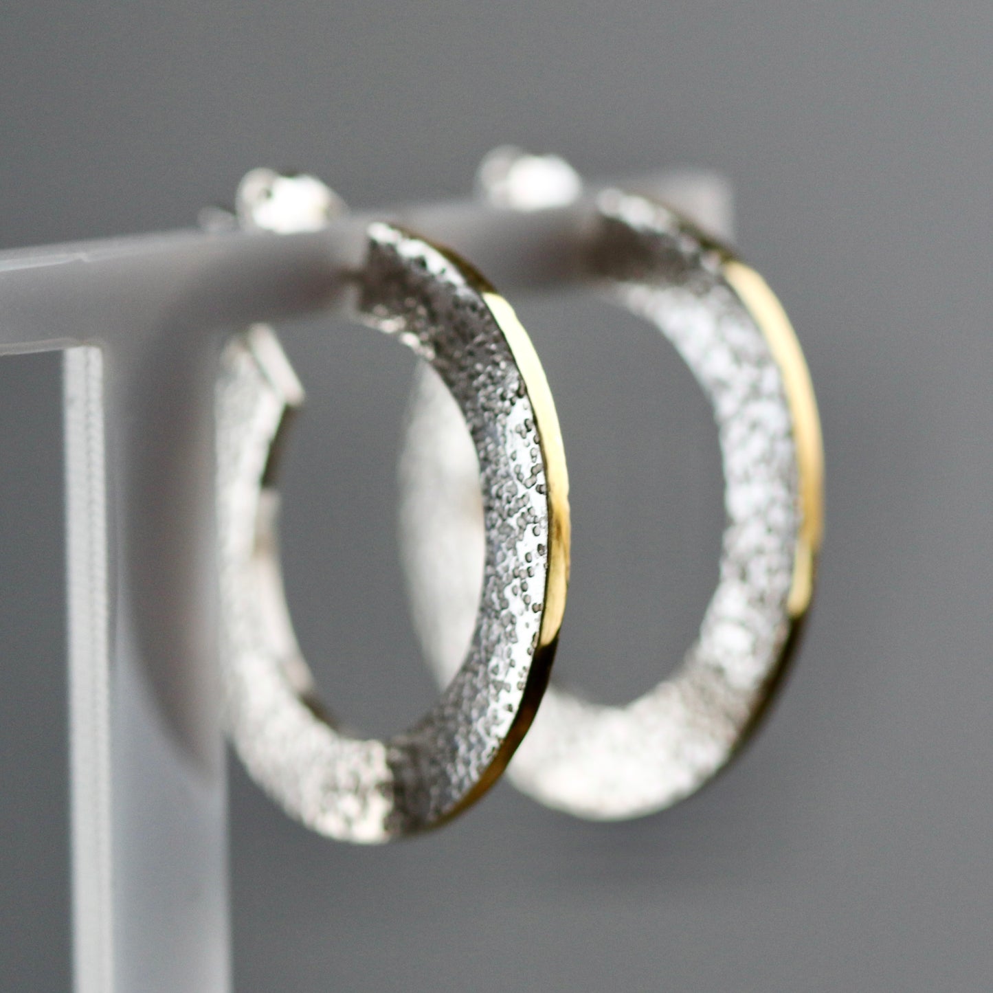 Dot Circle Hoop Earrings image 4