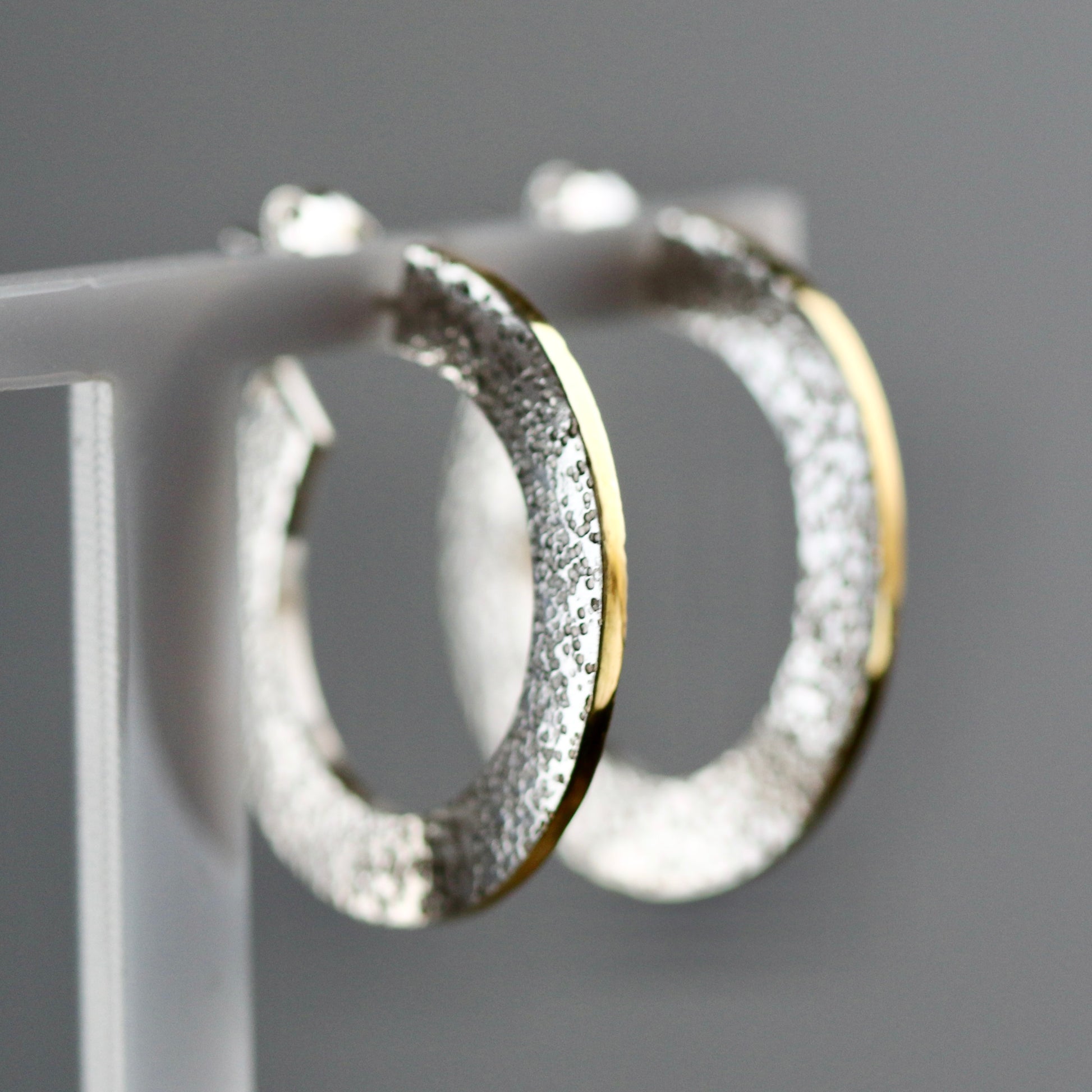 Dot Circle Hoop Earrings image 4