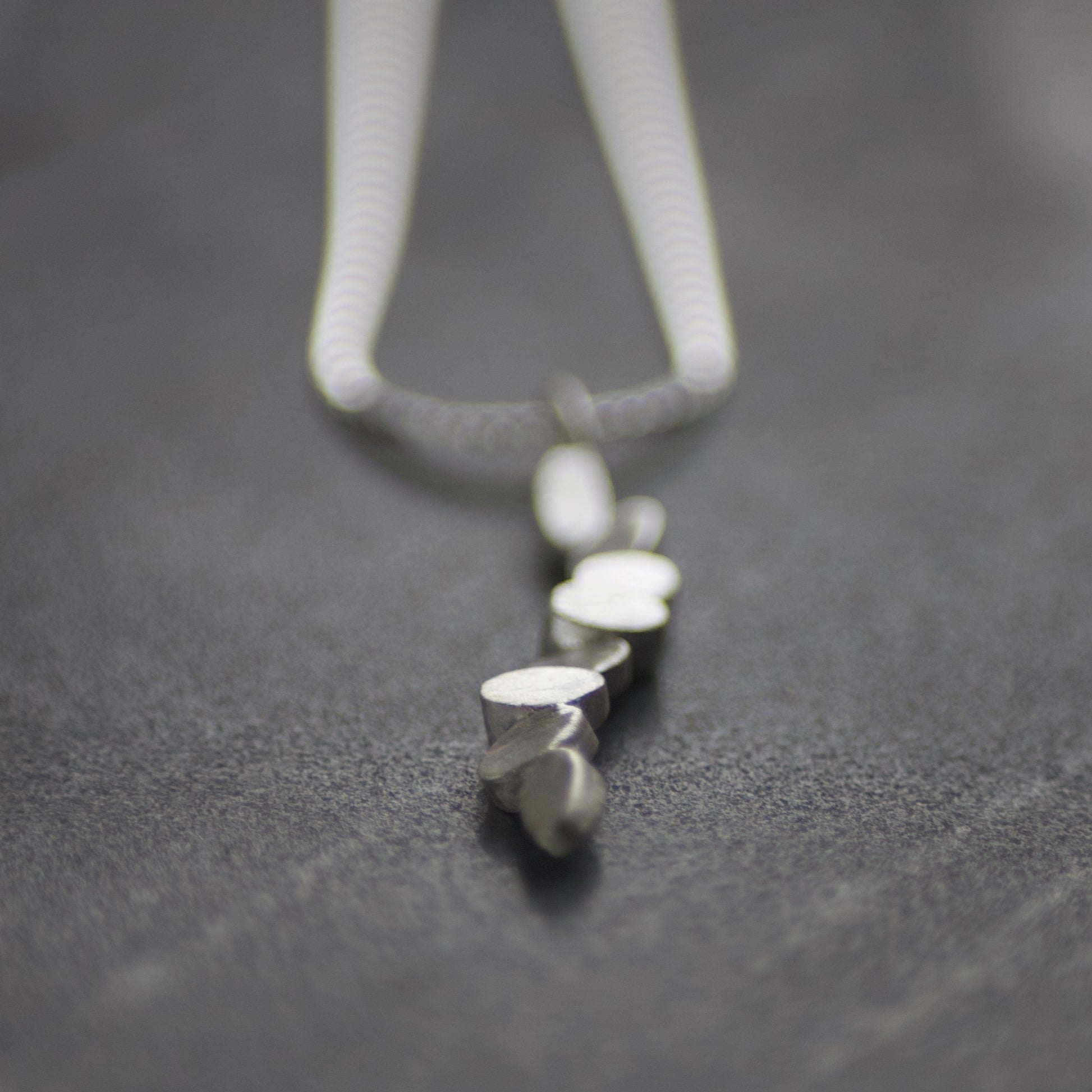 Silver Laurel Necklace & Earrings Gift Set image 6