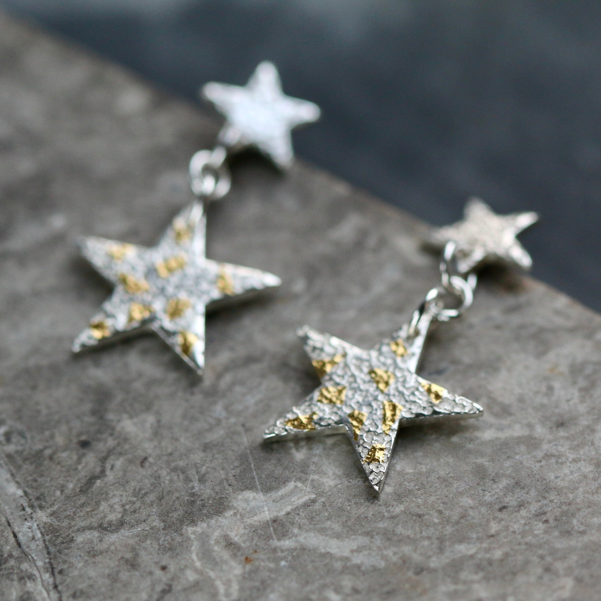 Keum Boo Star Drop Earrings image 2