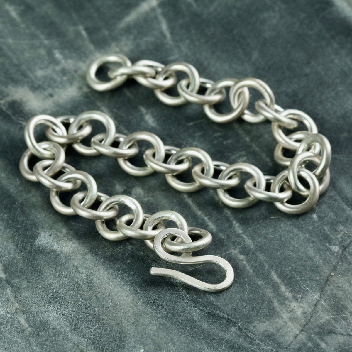 Sterling Silver Chunky Bracelet