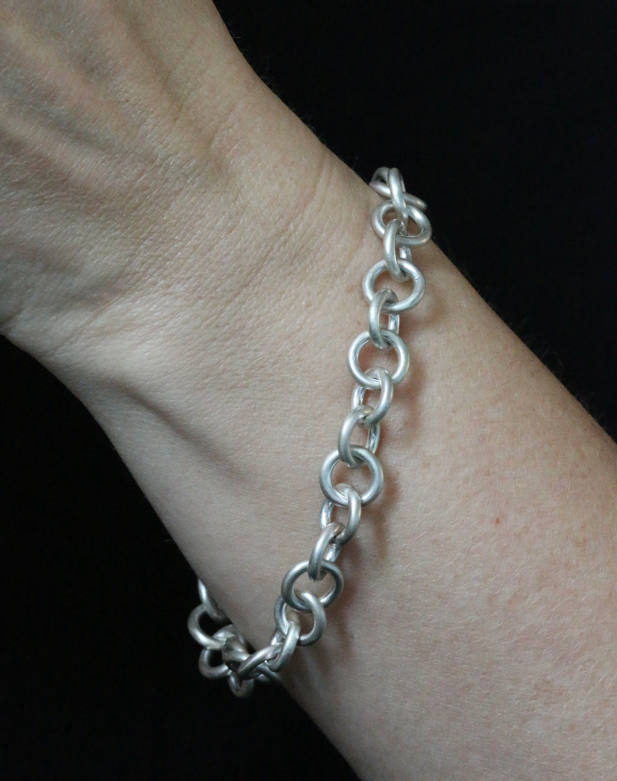 Sterling Silver Chunky Bracelet