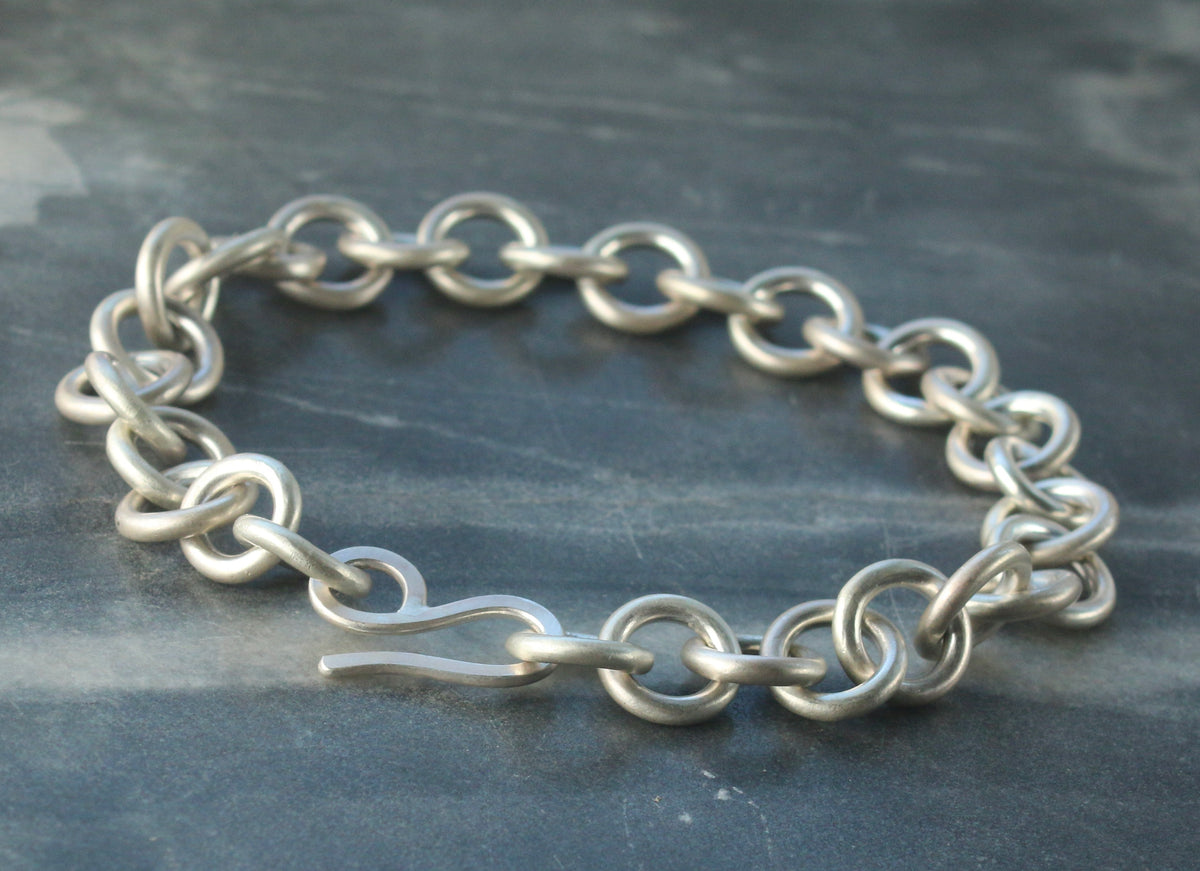 Sterling Silver Chunky Bracelet