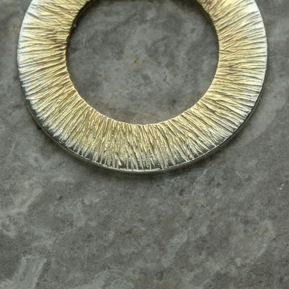 20mm Fade Radiate Gold Plate Wide Washer Studs