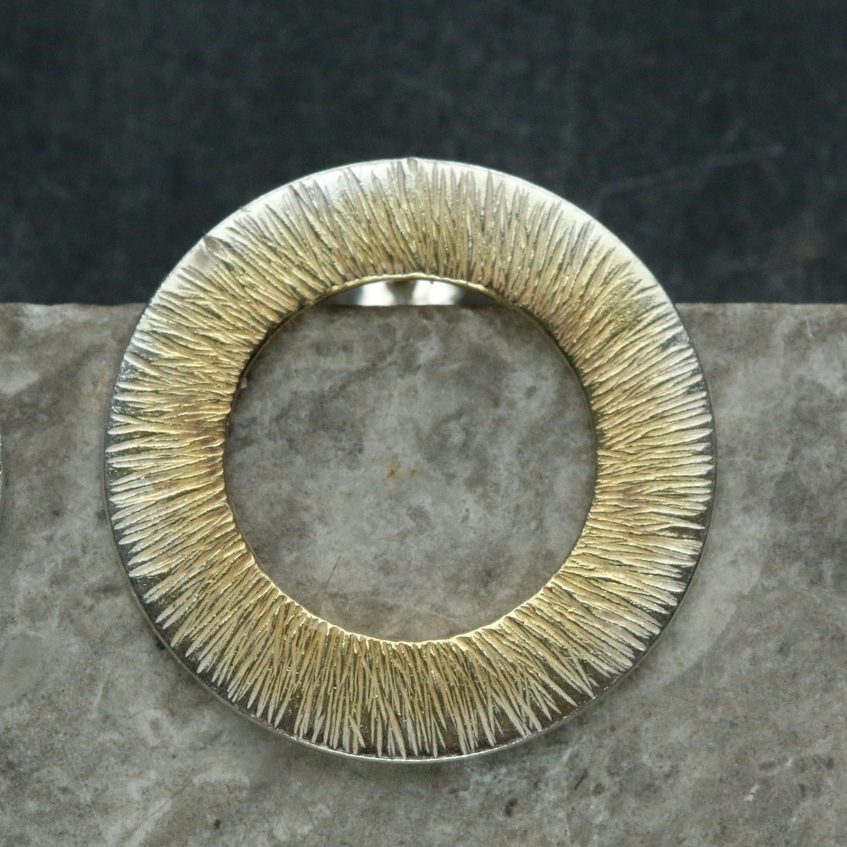 20mm Fade Radiate Gold Plate Wide Washer Studs