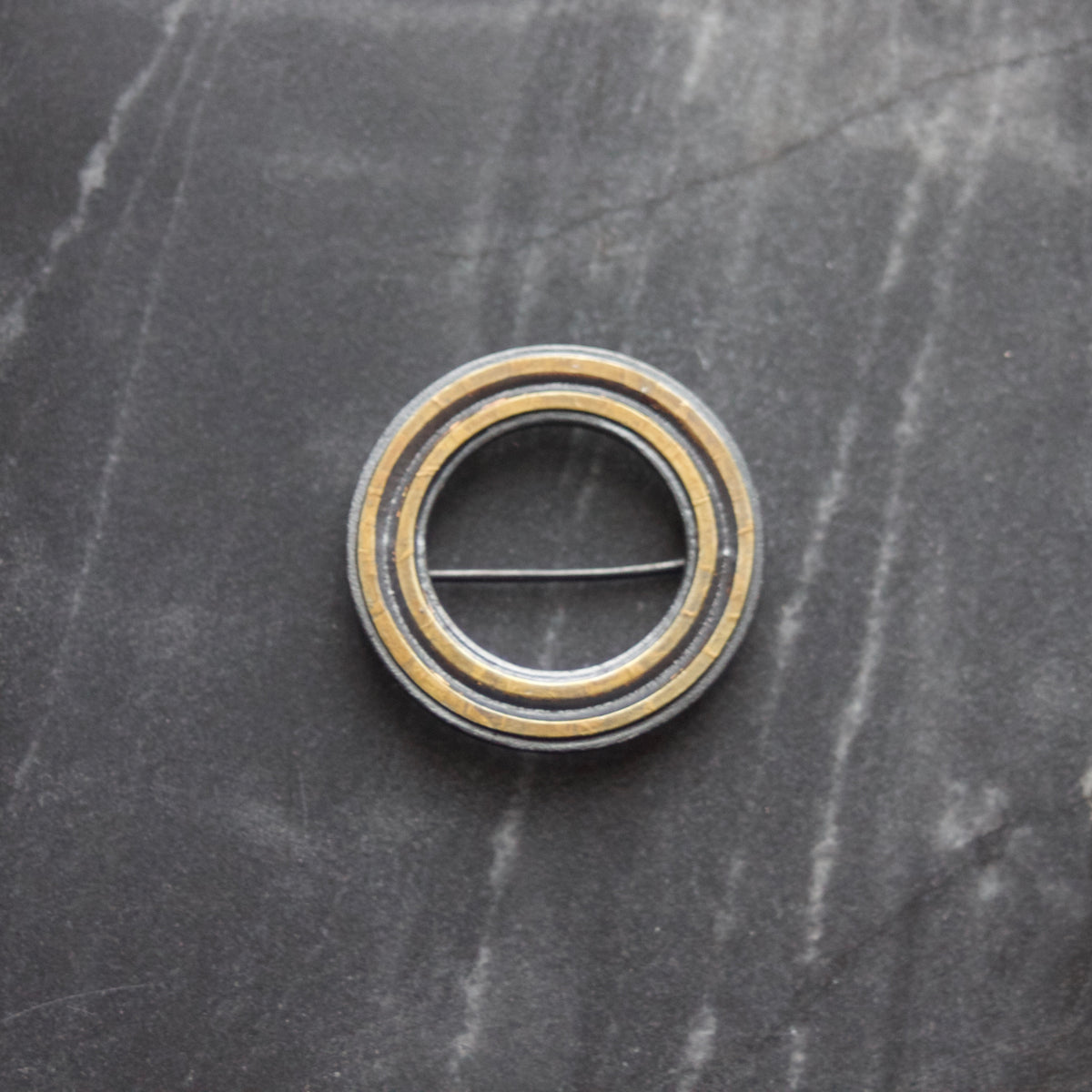 LABYRINTH Circle Brooch