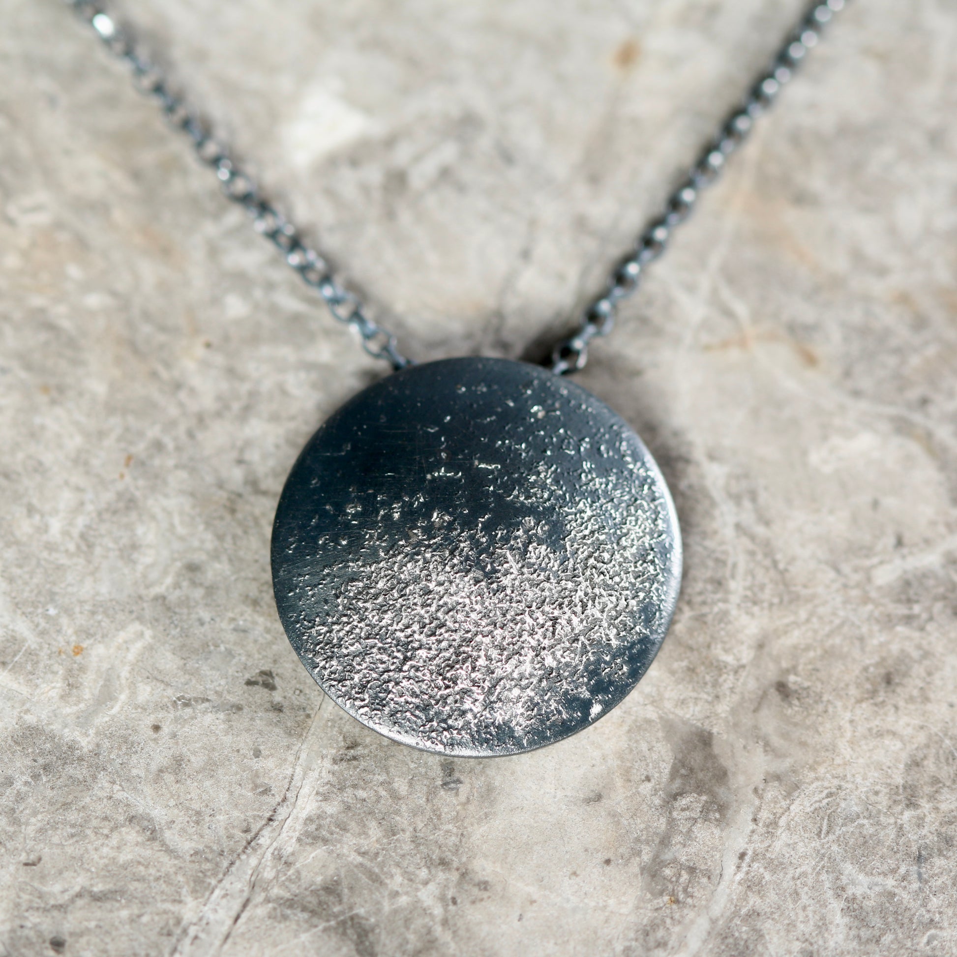 Oxidised Silver Stardust Milky Way Pendant Necklace image 0