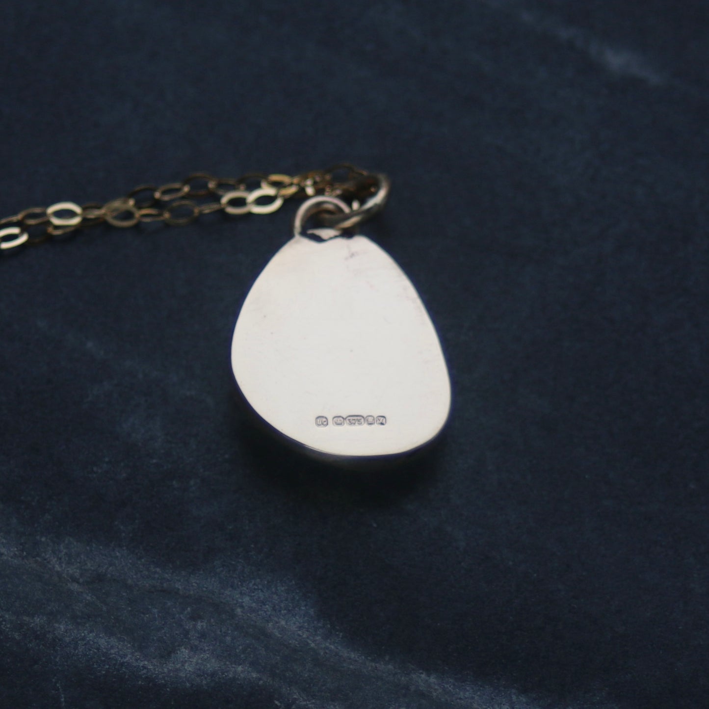 Turquoise & Gold Pendant Necklace image 4