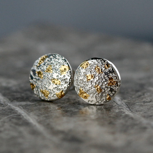 Keum Boo Small Circle Confetti Studs image 0