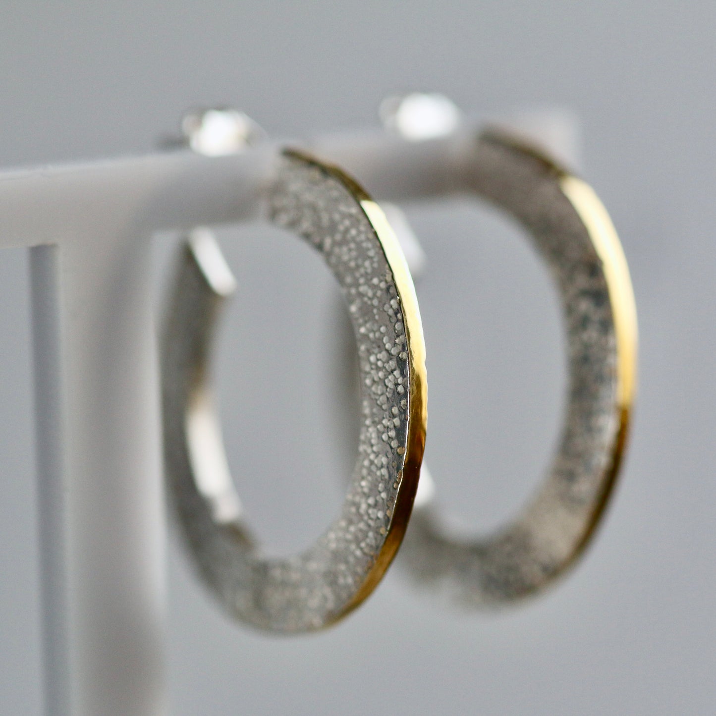 Dot Circle Hoop Earrings image 0