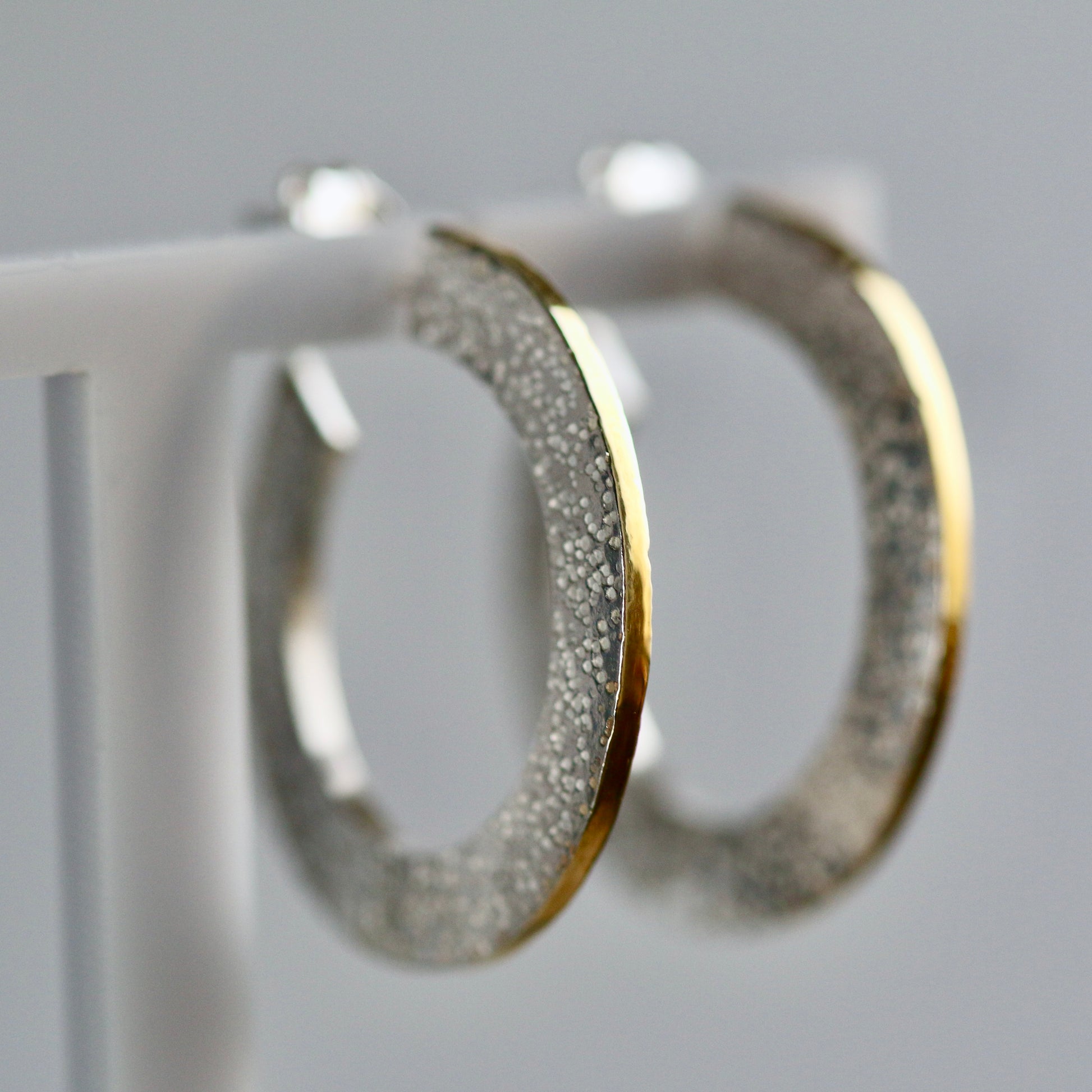 Dot Circle Hoop Earrings image 0